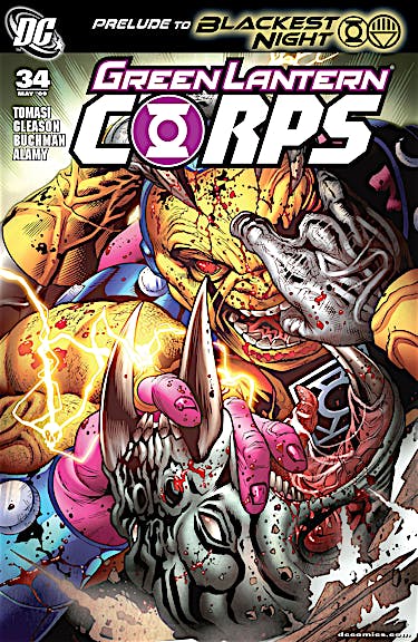 Green Lantern Corps (2006-) #34 preview images