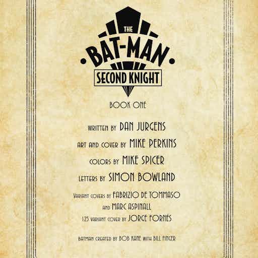 The Bat-Man: Second Knight series preview2