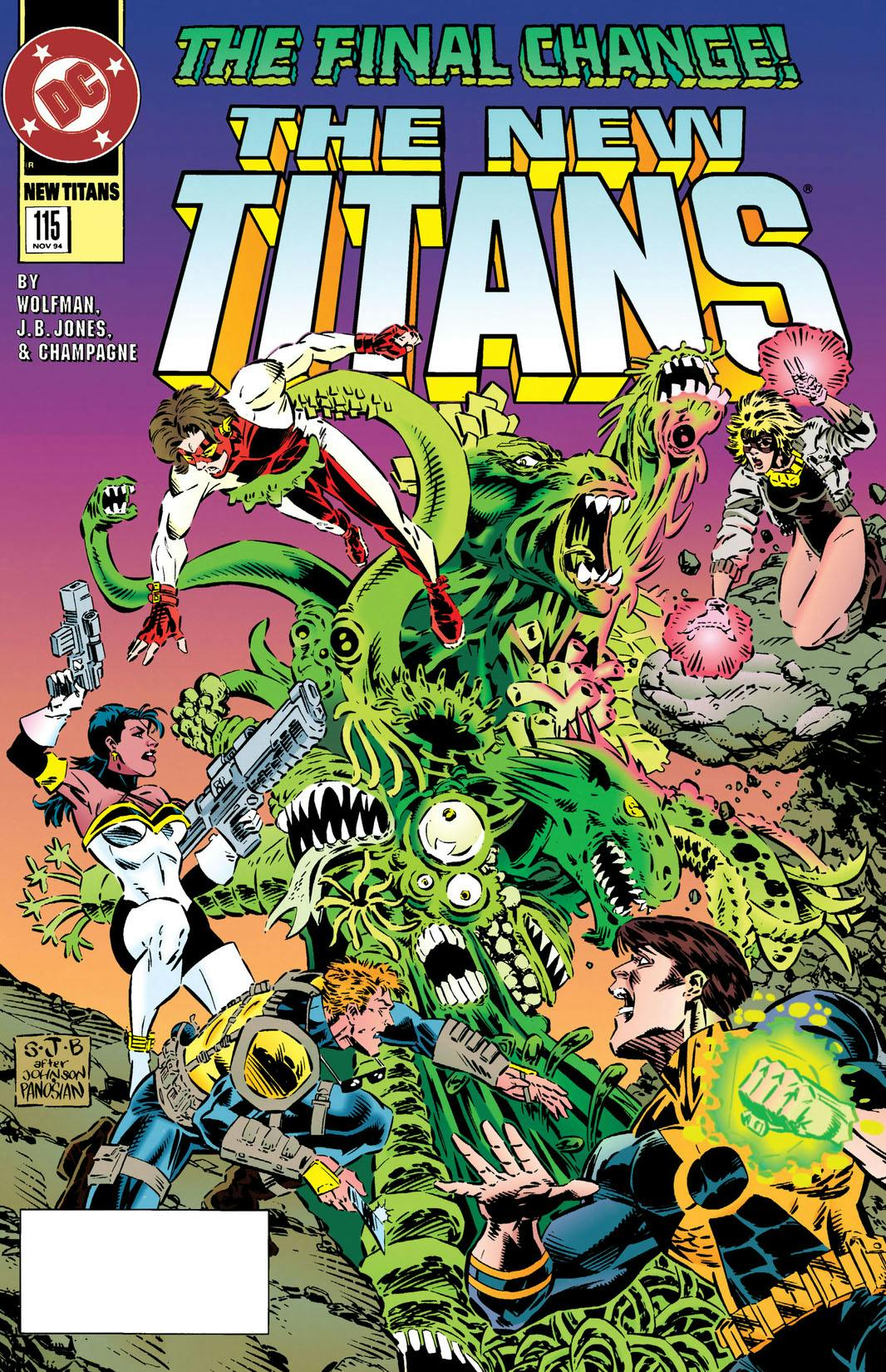 The New Titans #115 preview images