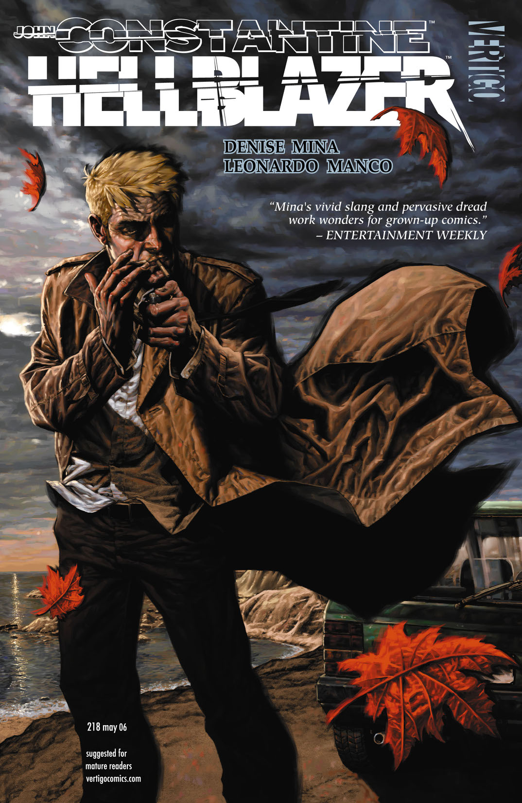 Hellblazer #218 preview images