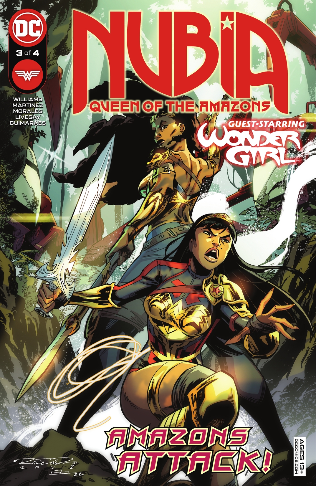 Nubia: Queen of the Amazons #3 preview images