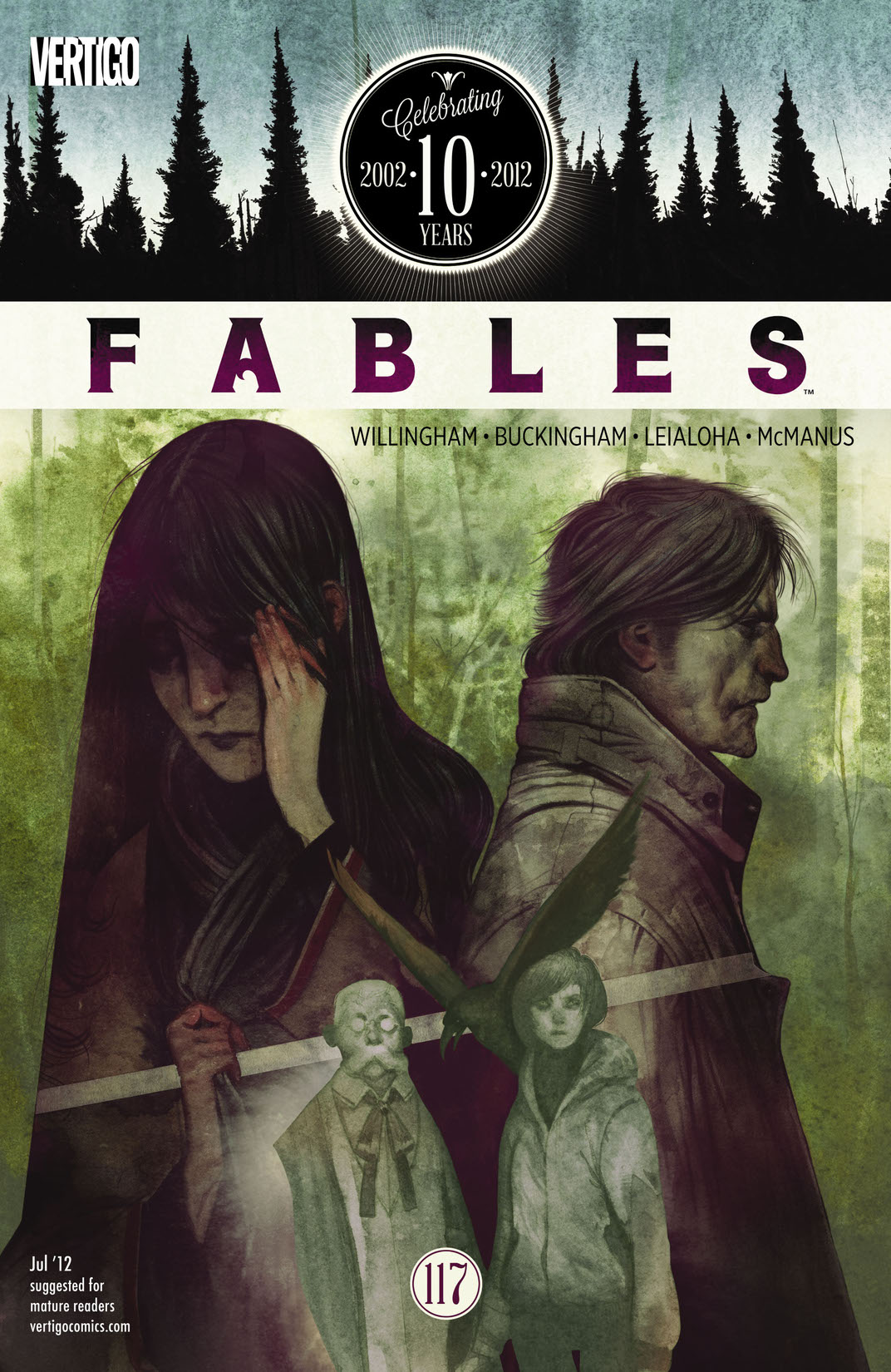 Fables #117 preview images