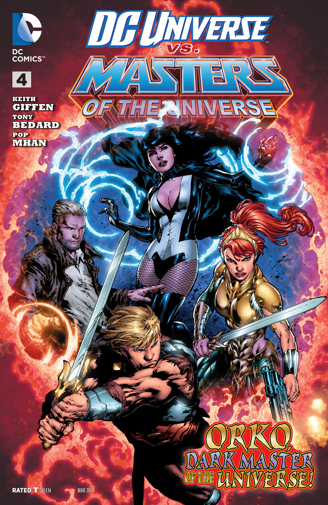DC Universe vs. Masters of the Universe #4 preview images