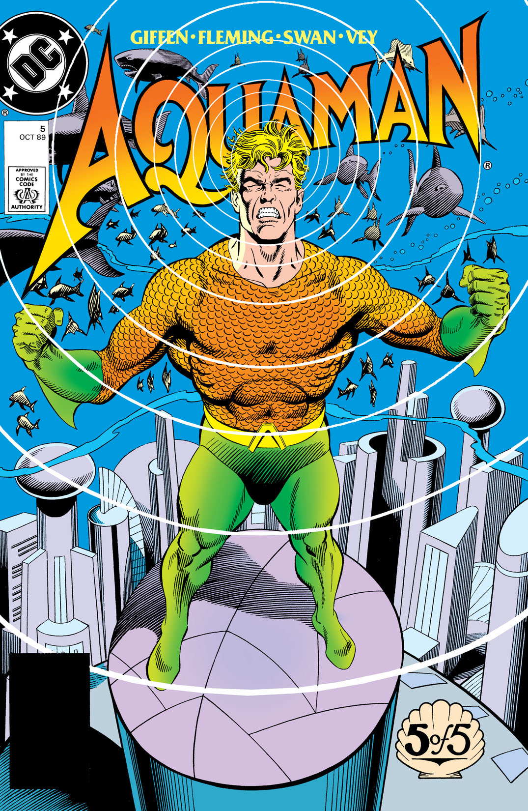 Aquaman (1989-1989) #5 preview images