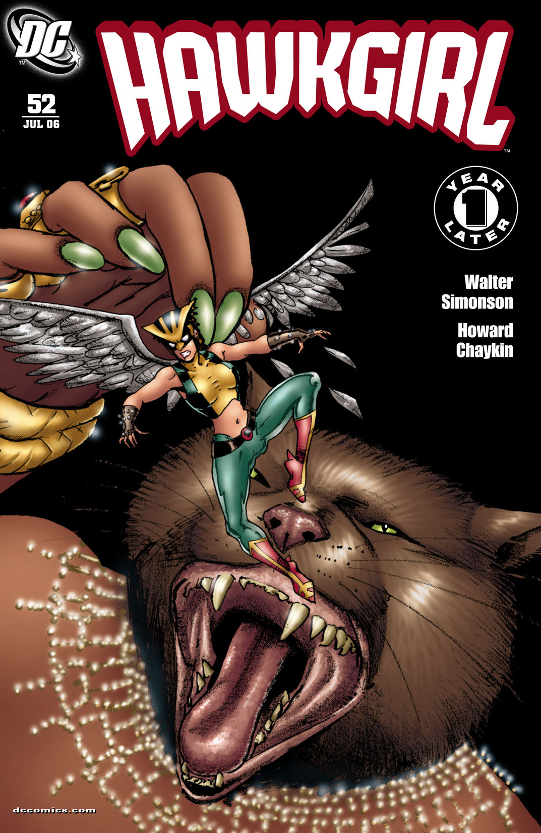 Hawkgirl #52 preview images