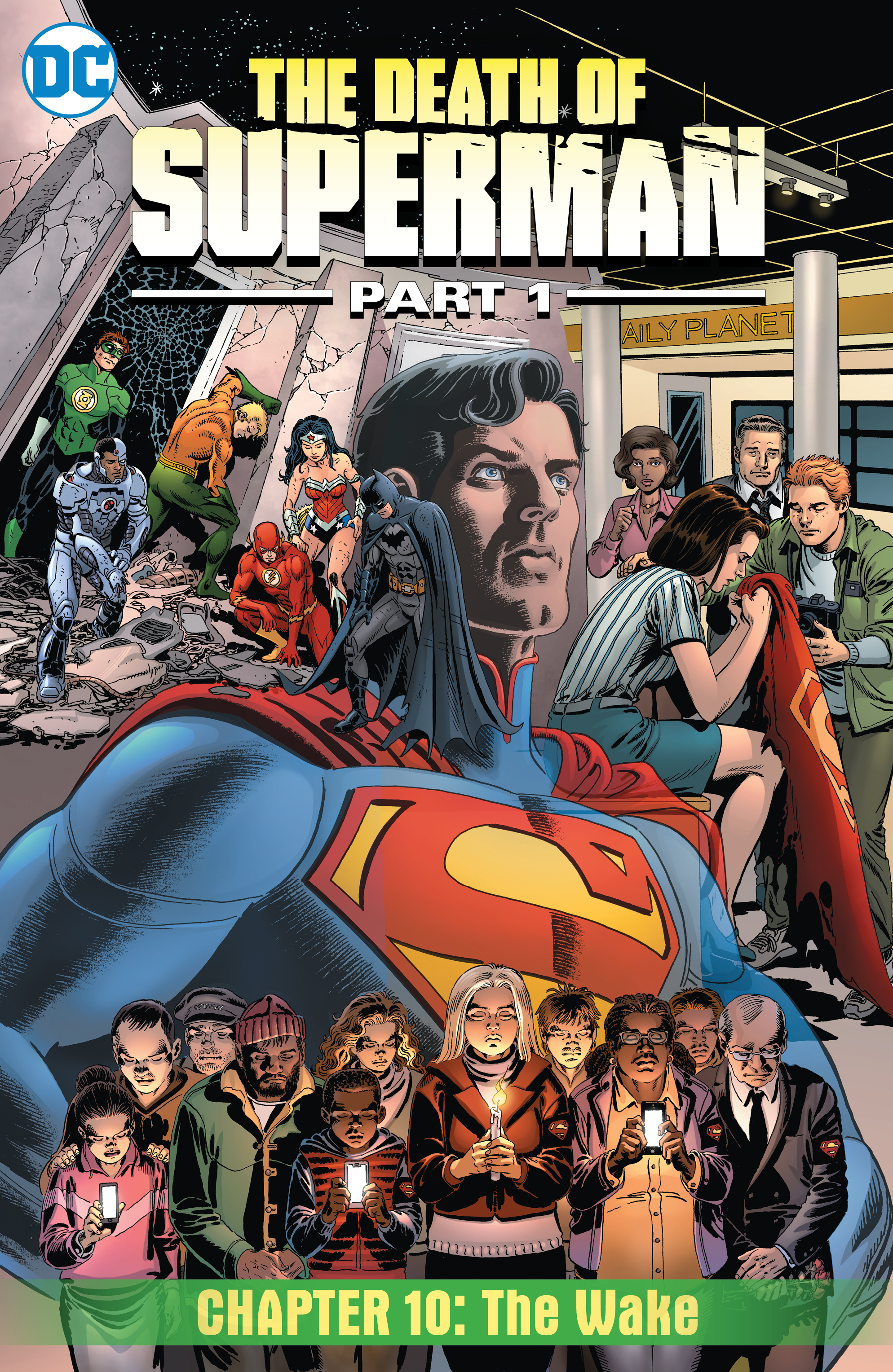 Death of Superman, Part 1 #10 preview images