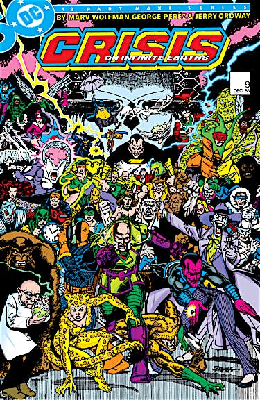 Crisis on Infinite Earths #9 preview images