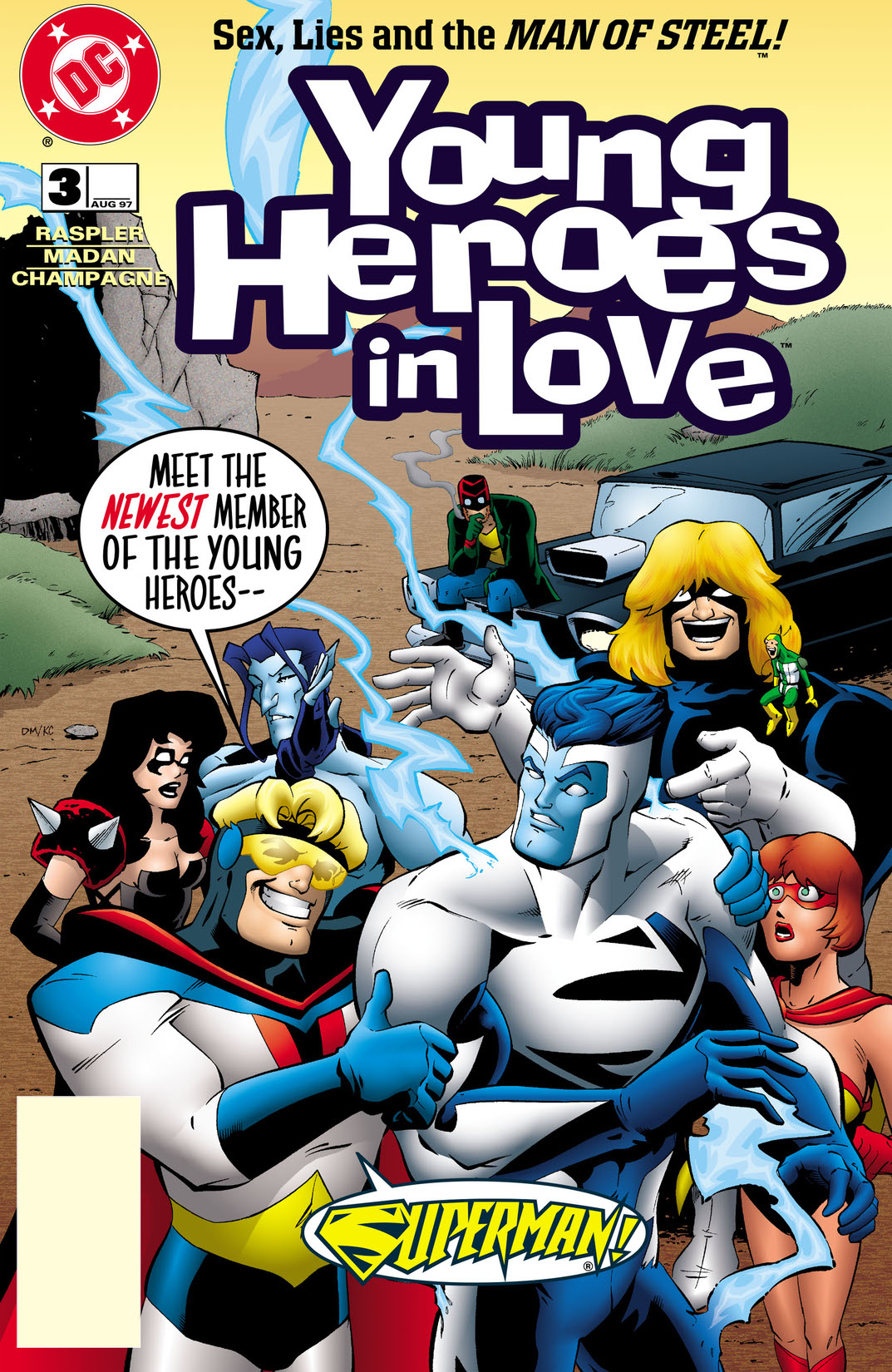 Young Heroes in Love #3 preview images