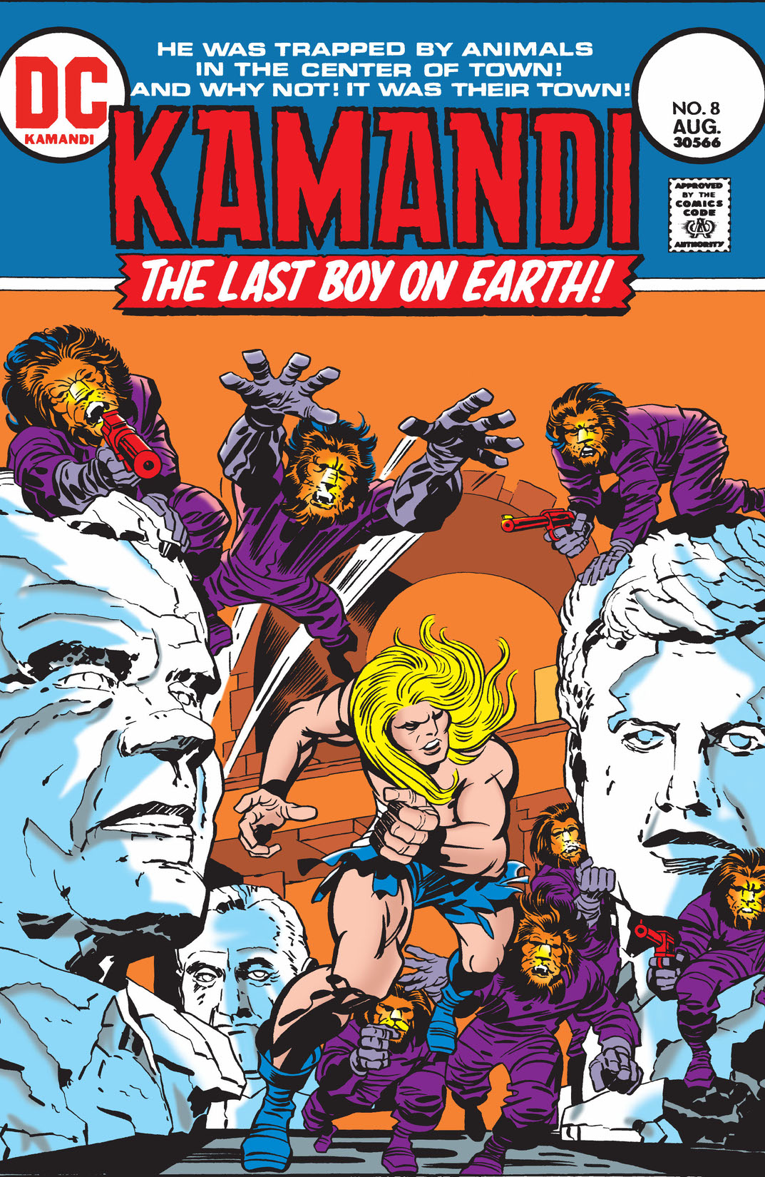 Kamandi: The Last Boy on Earth #8 preview images
