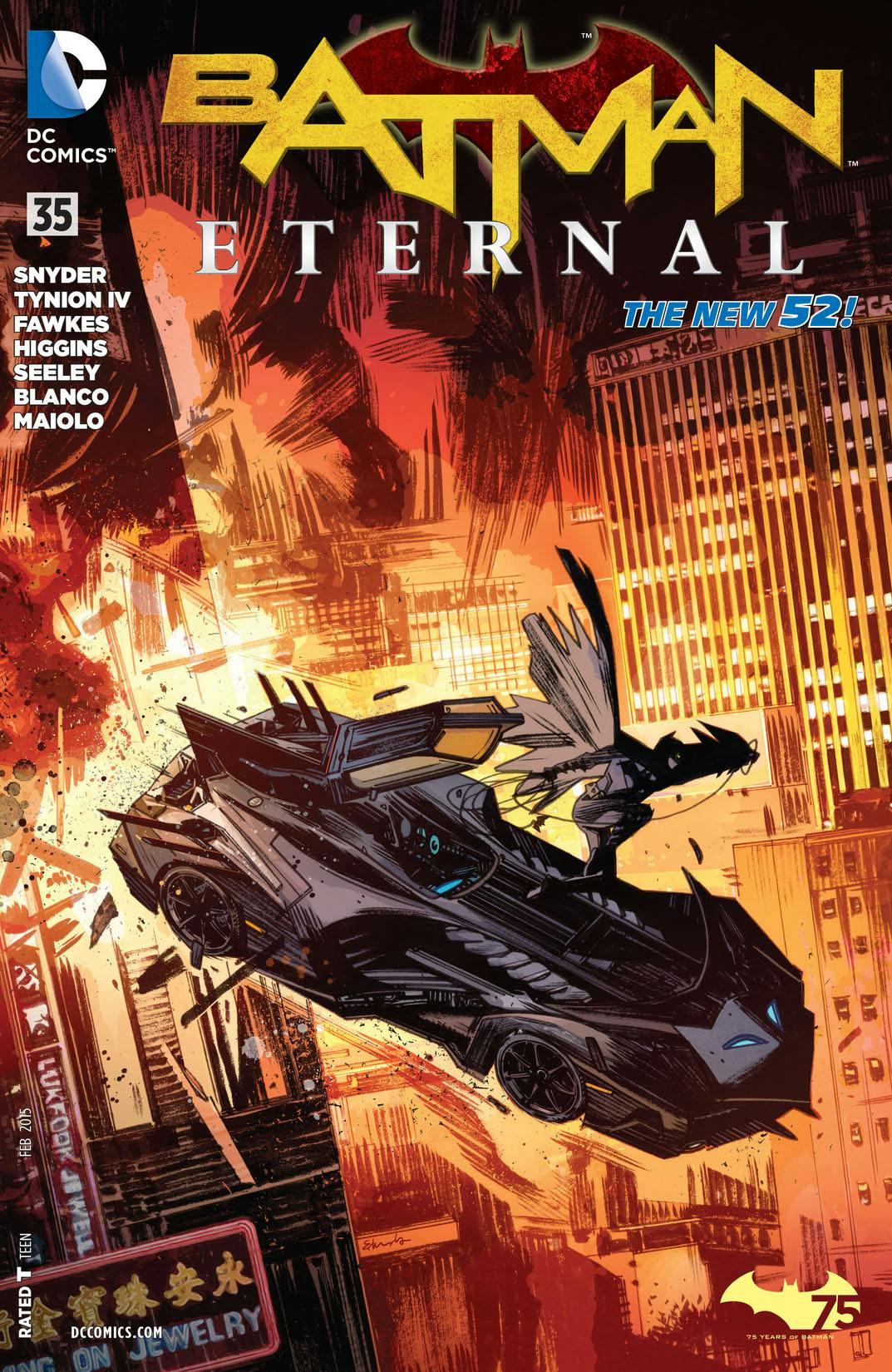 Batman Eternal #35 preview images