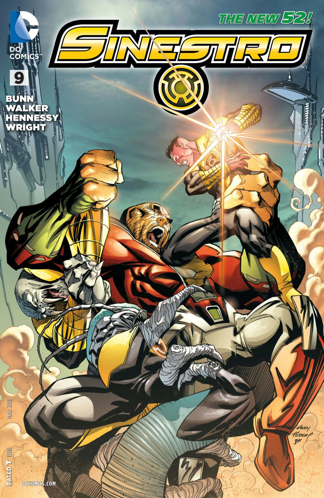 Sinestro #9 preview images