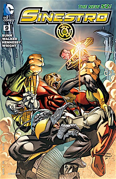 Sinestro #9 preview images