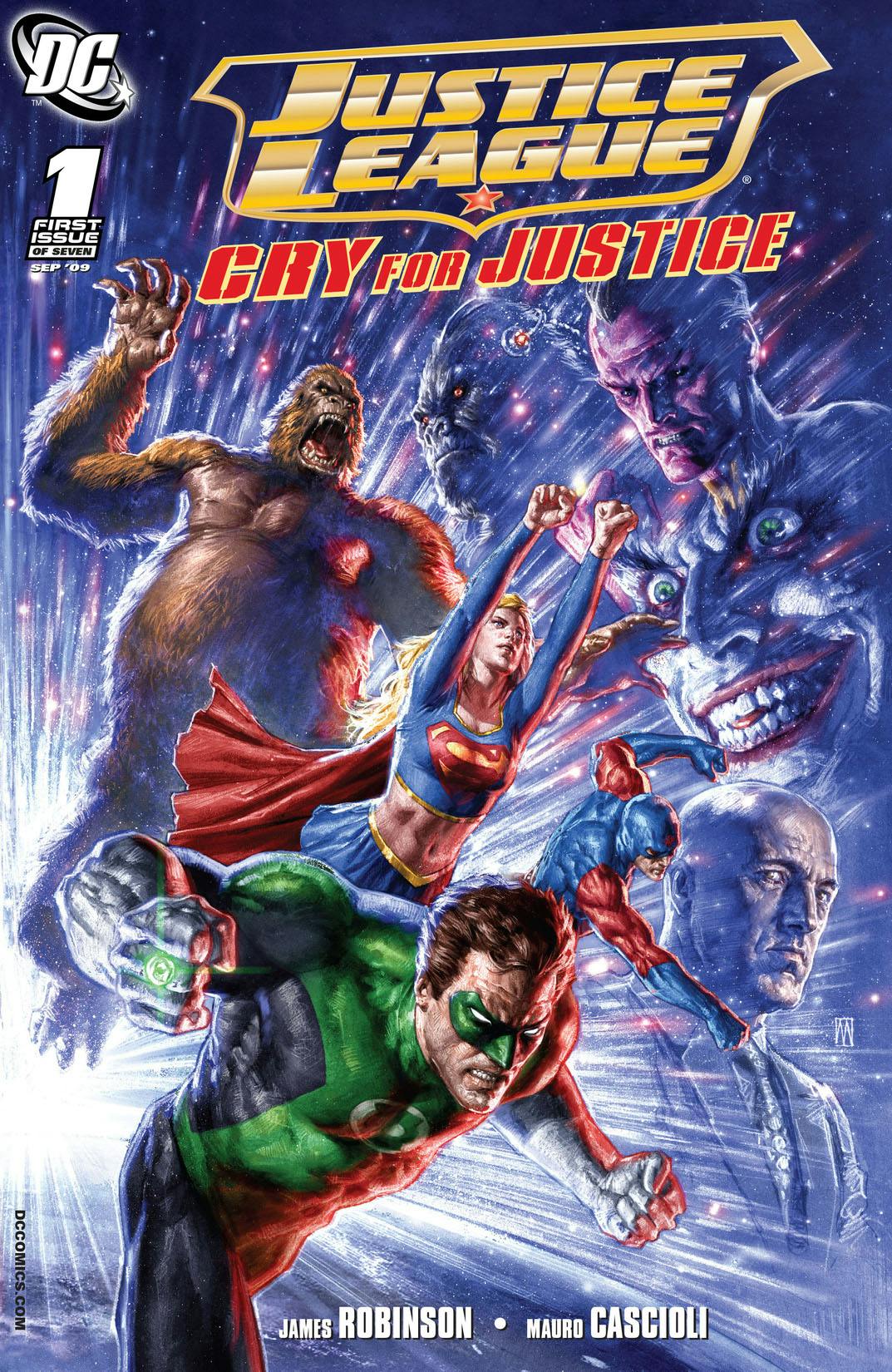 Justice League: Cry for Justice #1 preview images