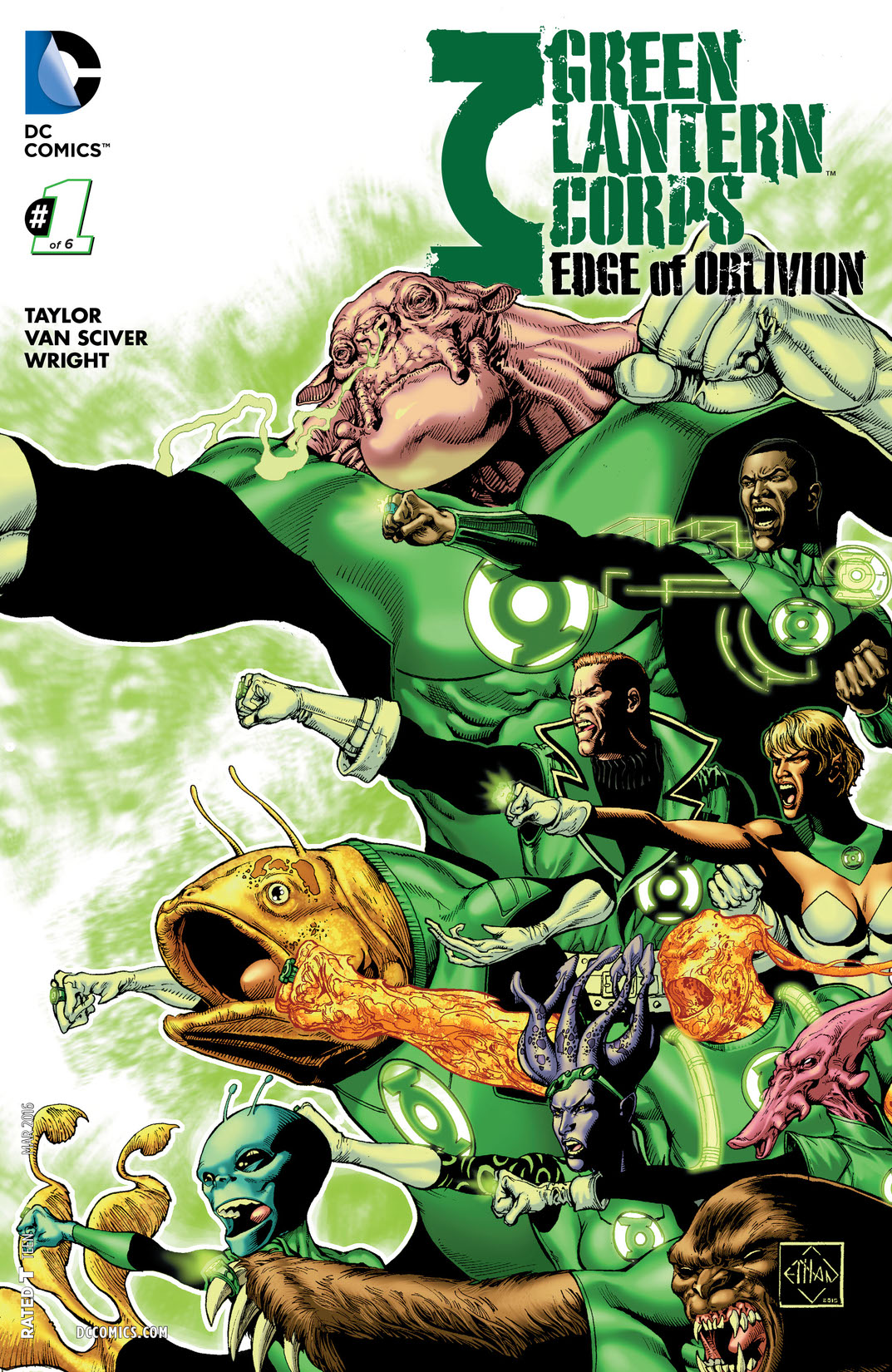 Green Lantern Corps: Edge of Oblivion #1 preview images