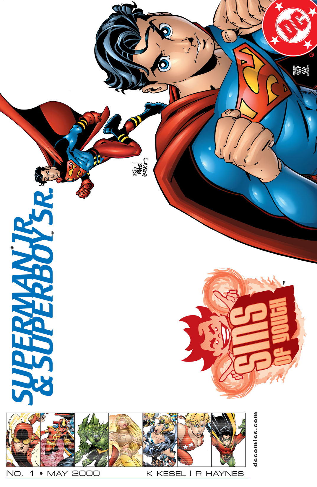 Sins of Youth: Superboy, Sr./Superman, Jr. #1 preview images