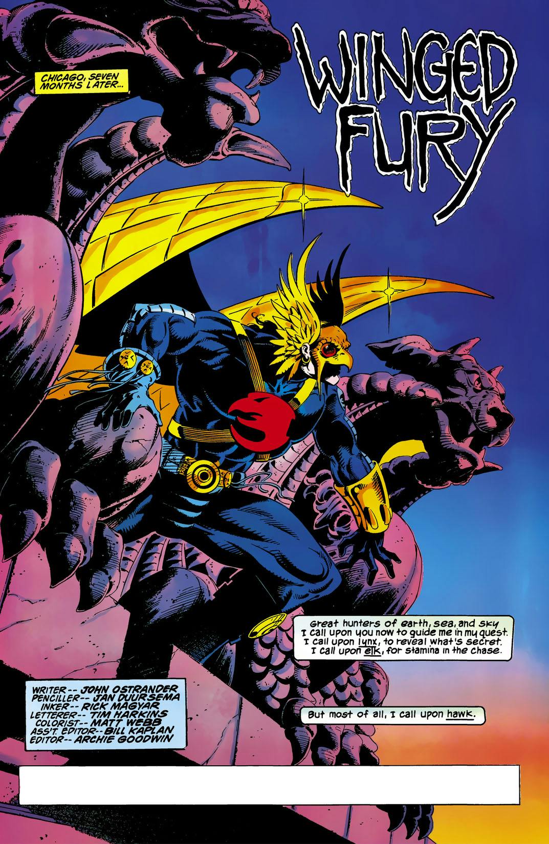 Hawkman (1993-1996) series preview1