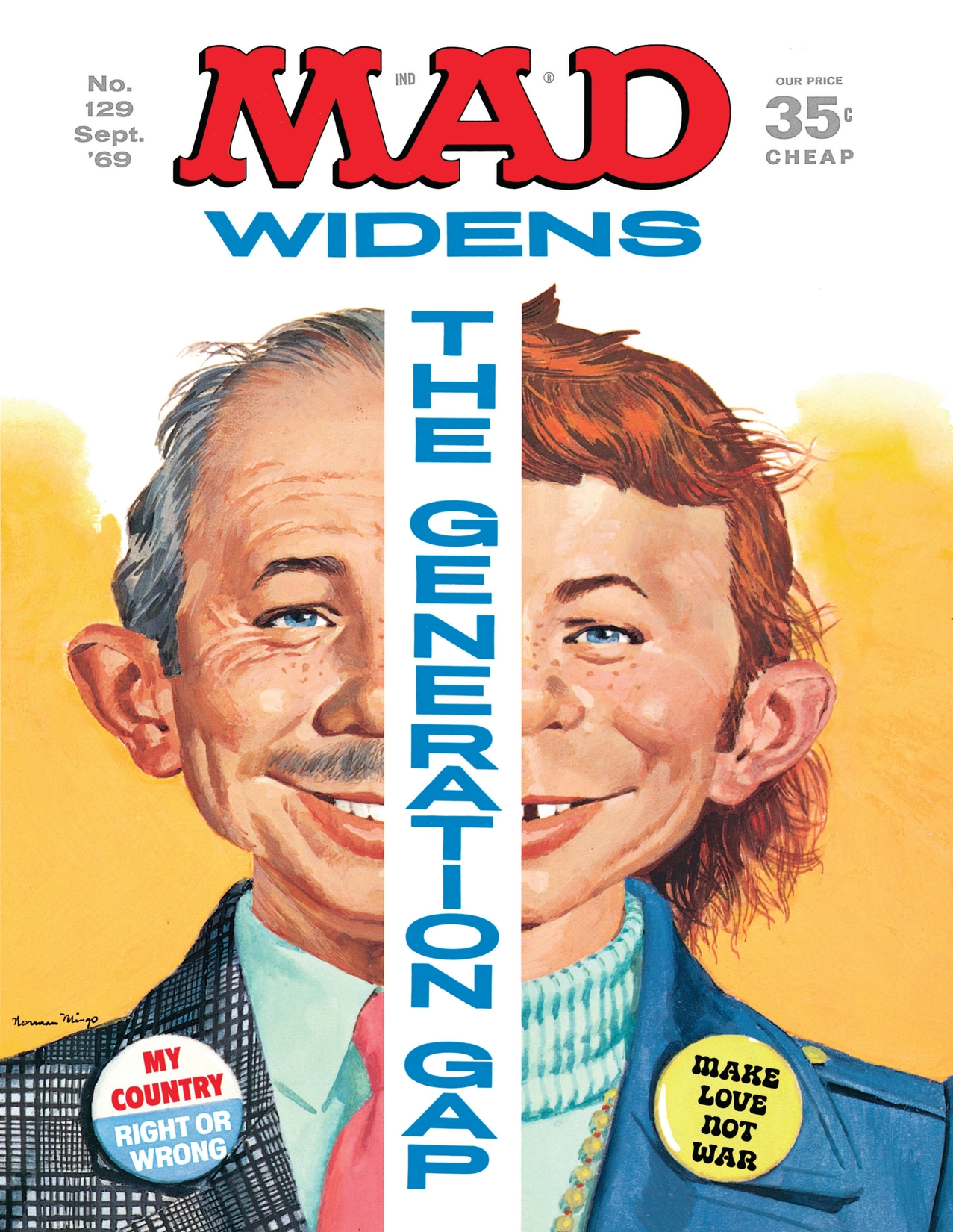 Mad Magazine #129 preview images