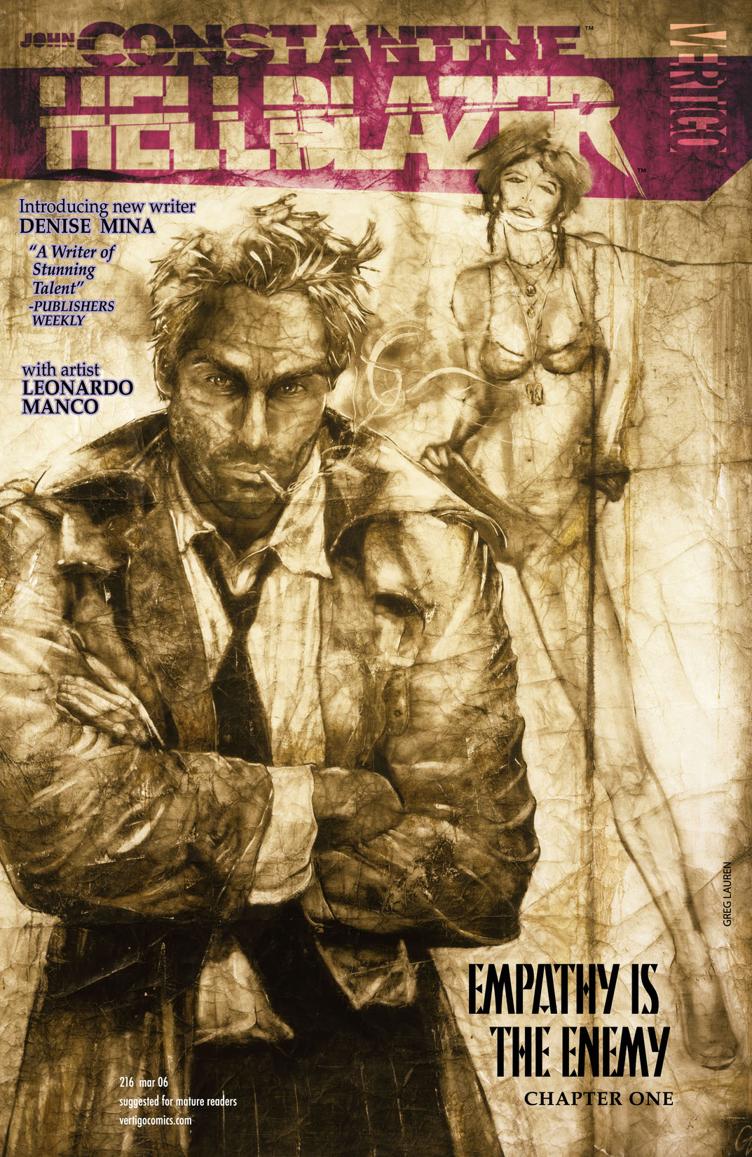 Hellblazer #216 preview images