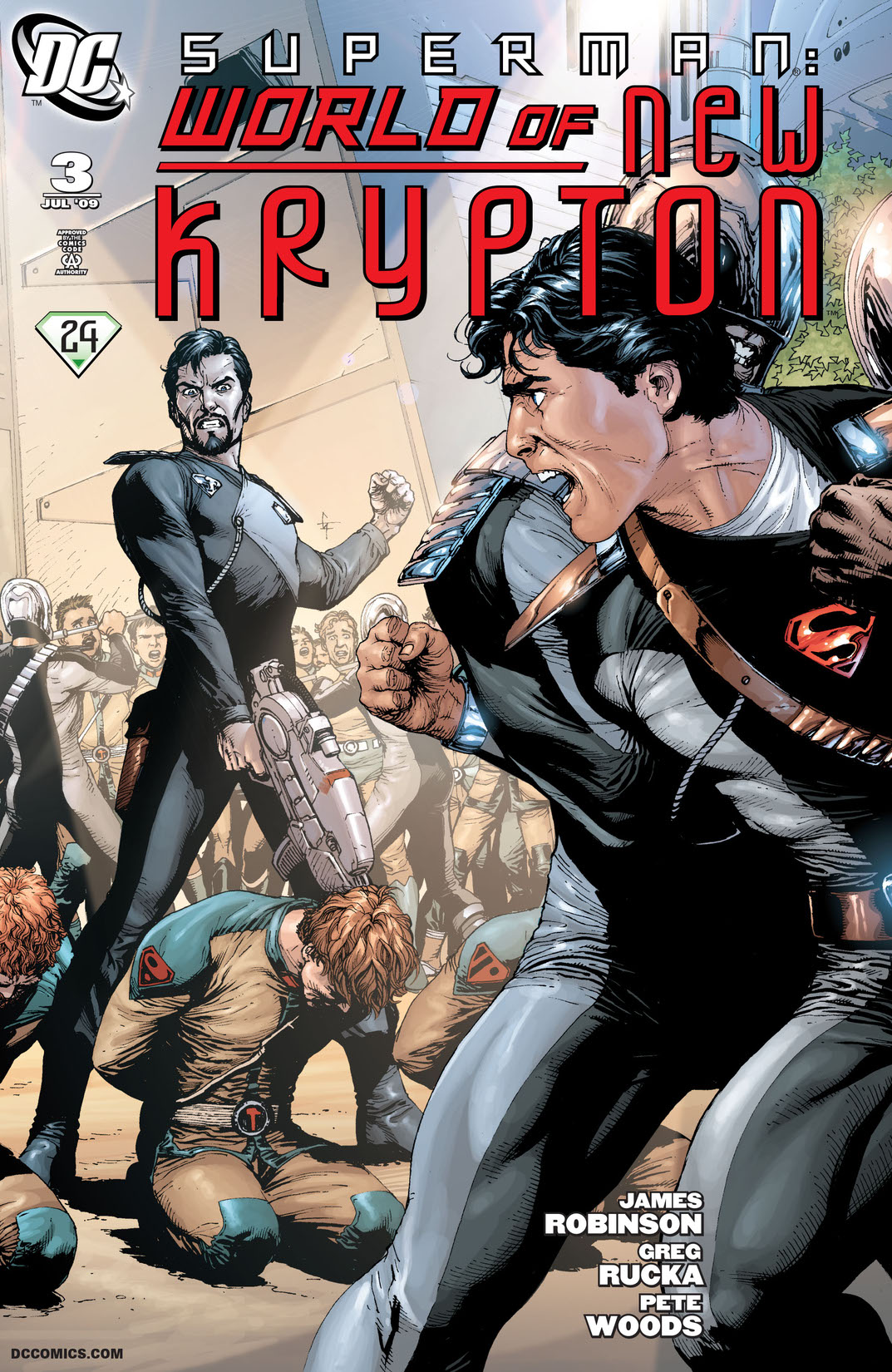 Superman: World of New Krypton #3 preview images