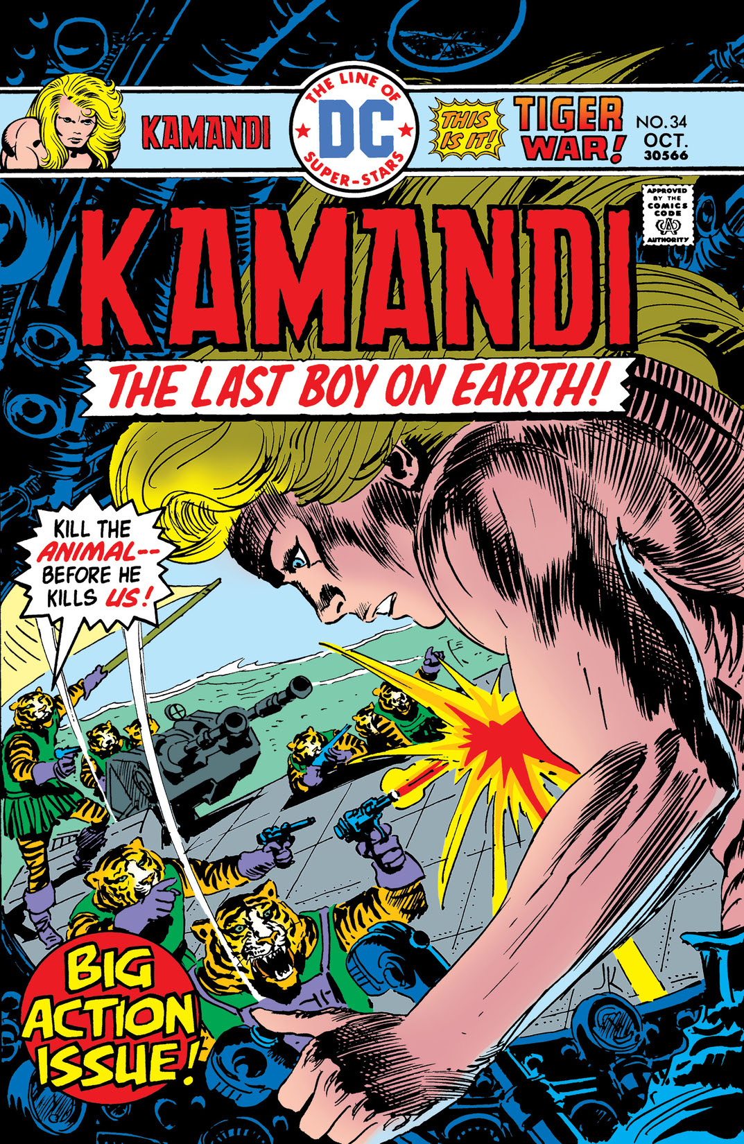 Kamandi: The Last Boy on Earth #34 preview images
