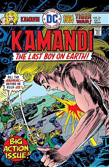 Kamandi: The Last Boy on Earth #34 preview images