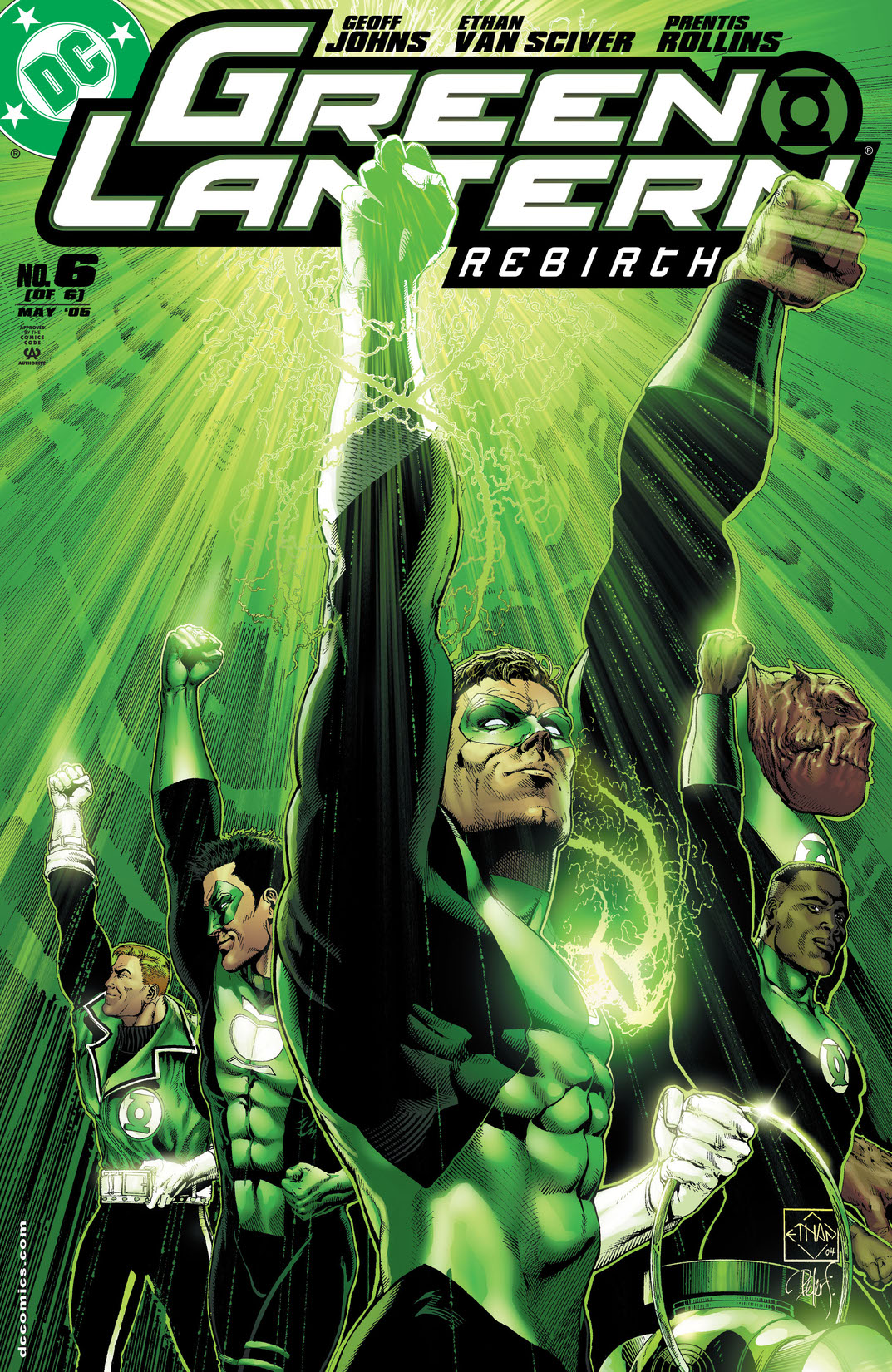 Green Lantern: Rebirth #6 preview images