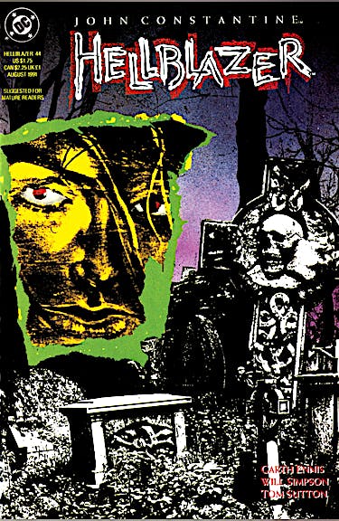 Hellblazer #44 preview images