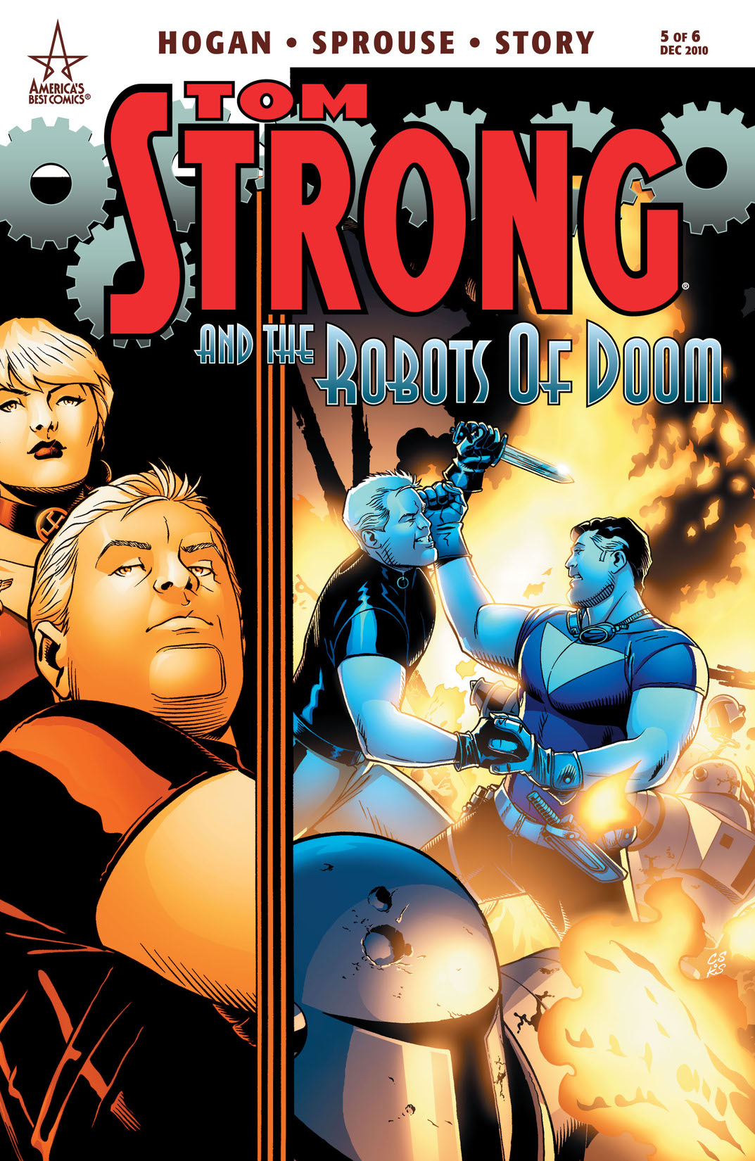 Tom Strong and the Robots of Doom! #5 preview images