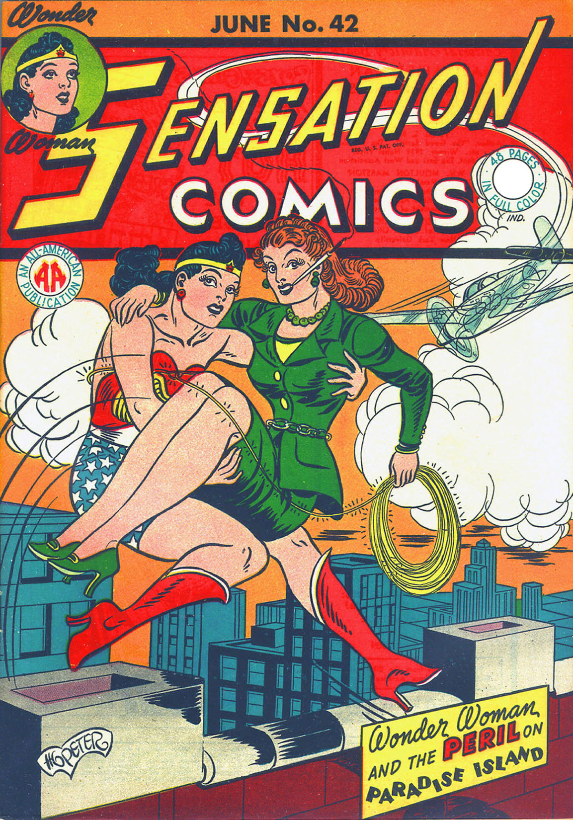 Sensation Comics #42 preview images