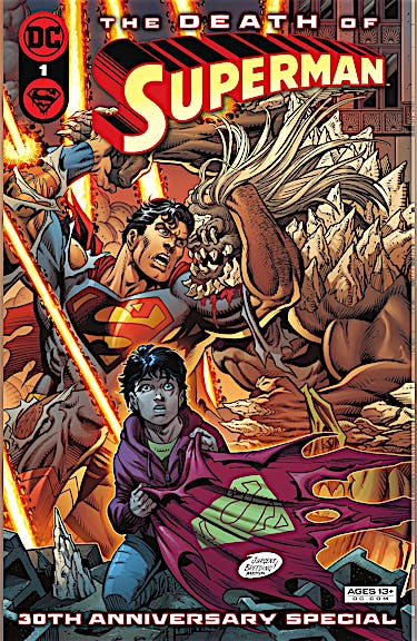The Death of Superman 30th Anniversary Special #1 preview images