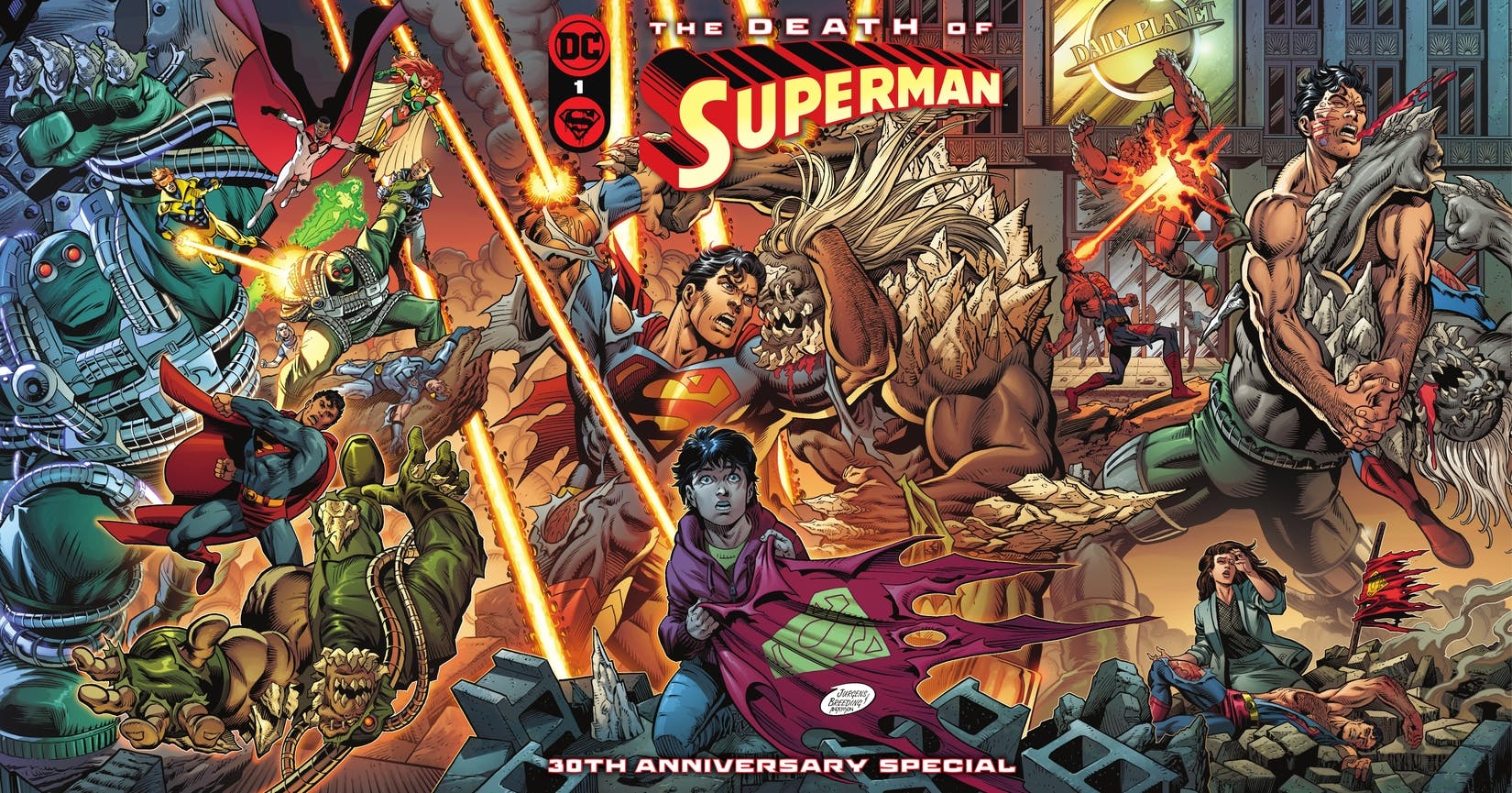 The Death of Superman 30th Anniversary series preview2