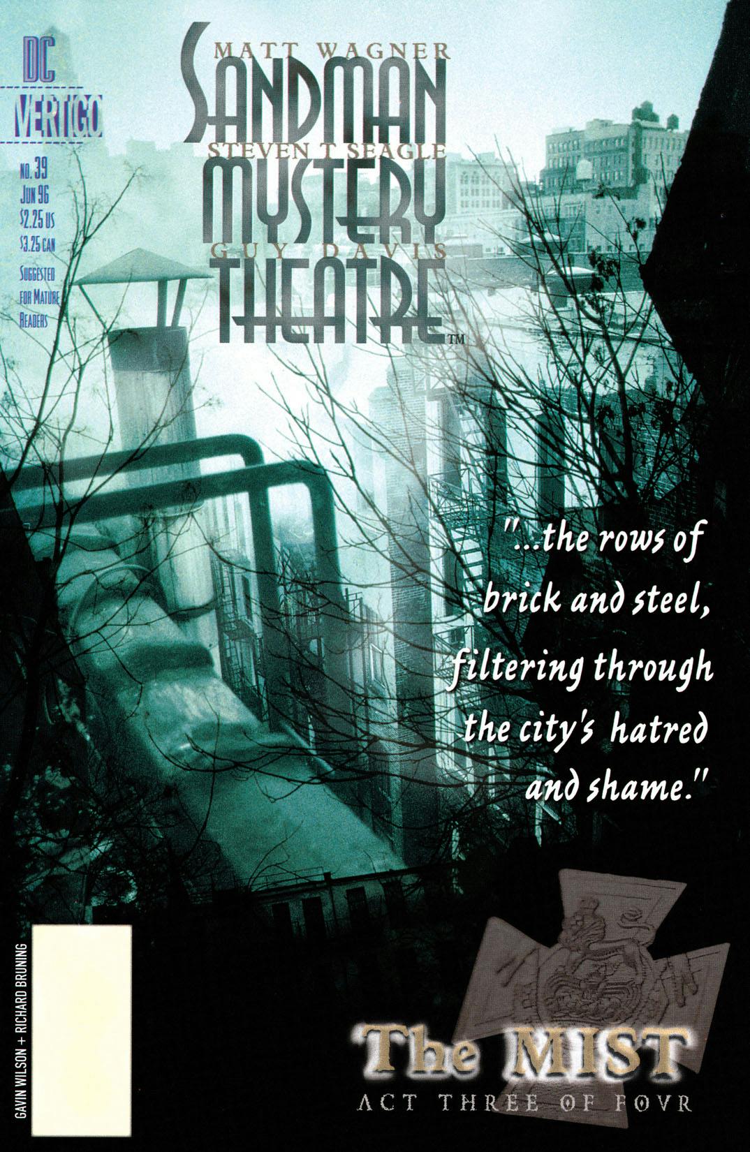 Sandman Mystery Theatre #39 preview images