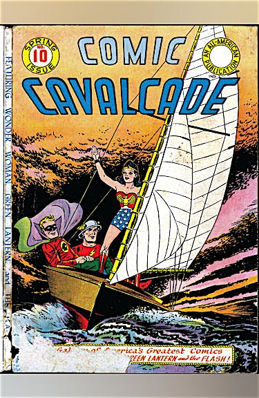Comic Cavalcade #10 preview images