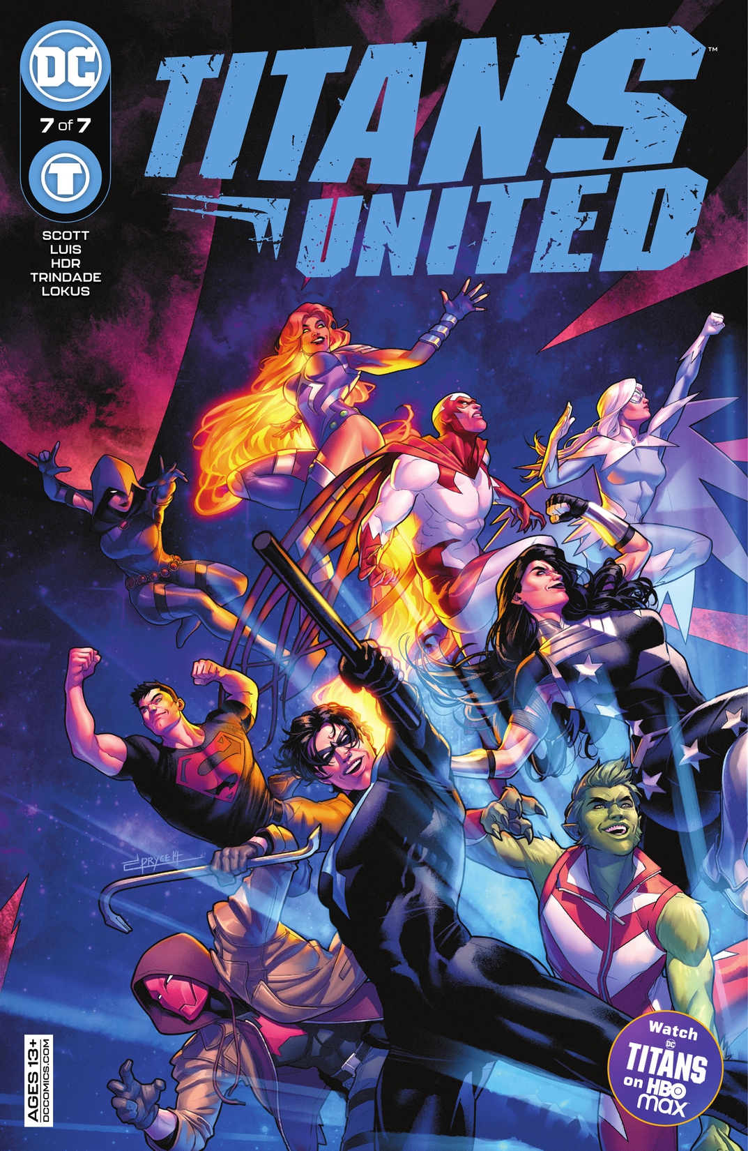 Titans United #7 preview images