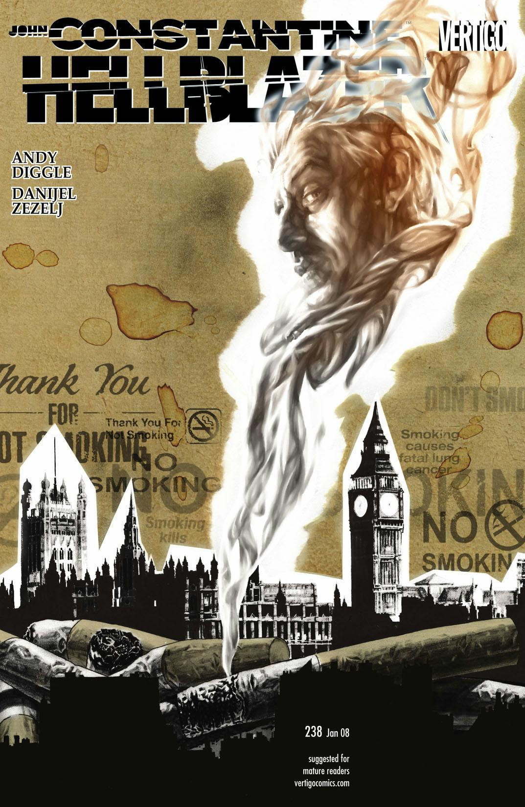 Hellblazer #238 preview images