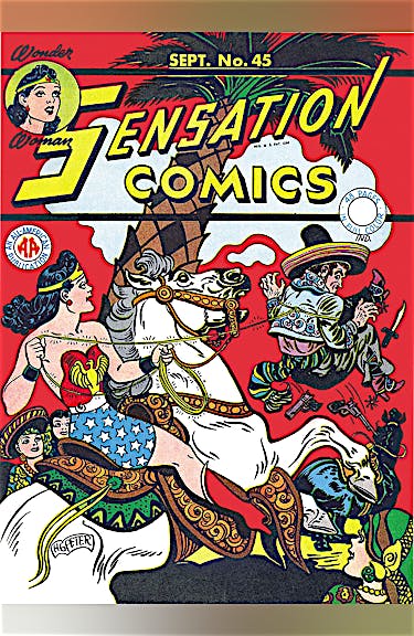 Sensation Comics #45 preview images