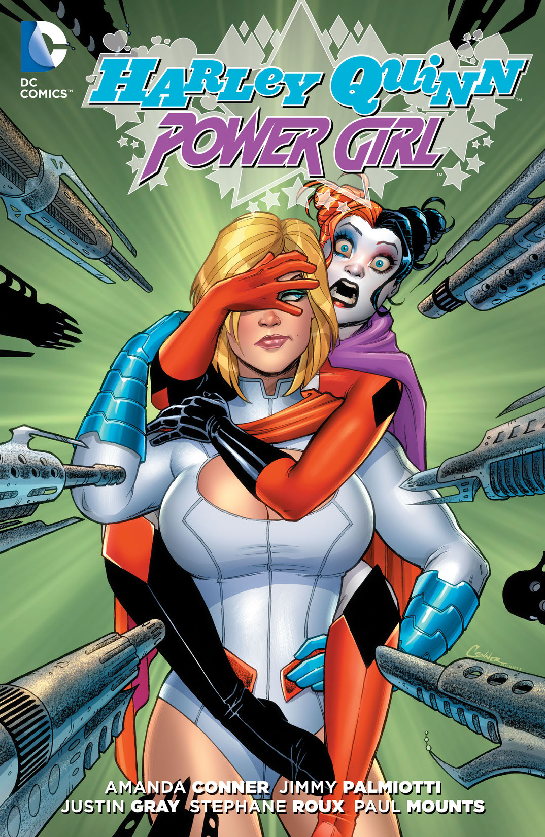 Harley Quinn and Power Girl preview images