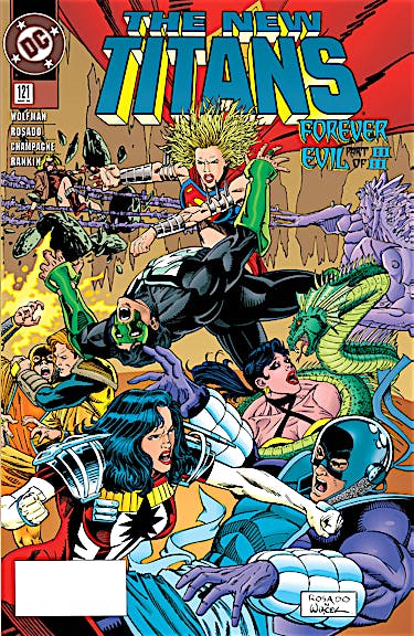 The New Titans #121 preview images