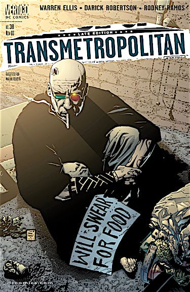 Transmetropolitan #38 preview images