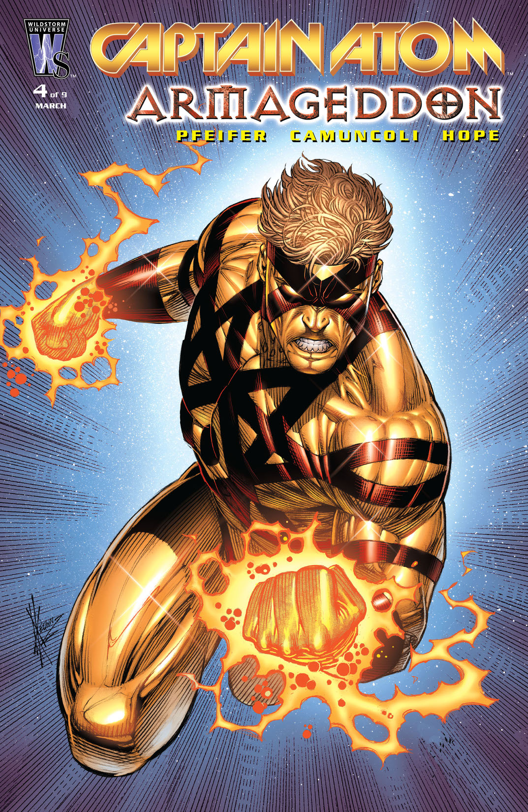 Captain Atom: Armageddon #4 preview images