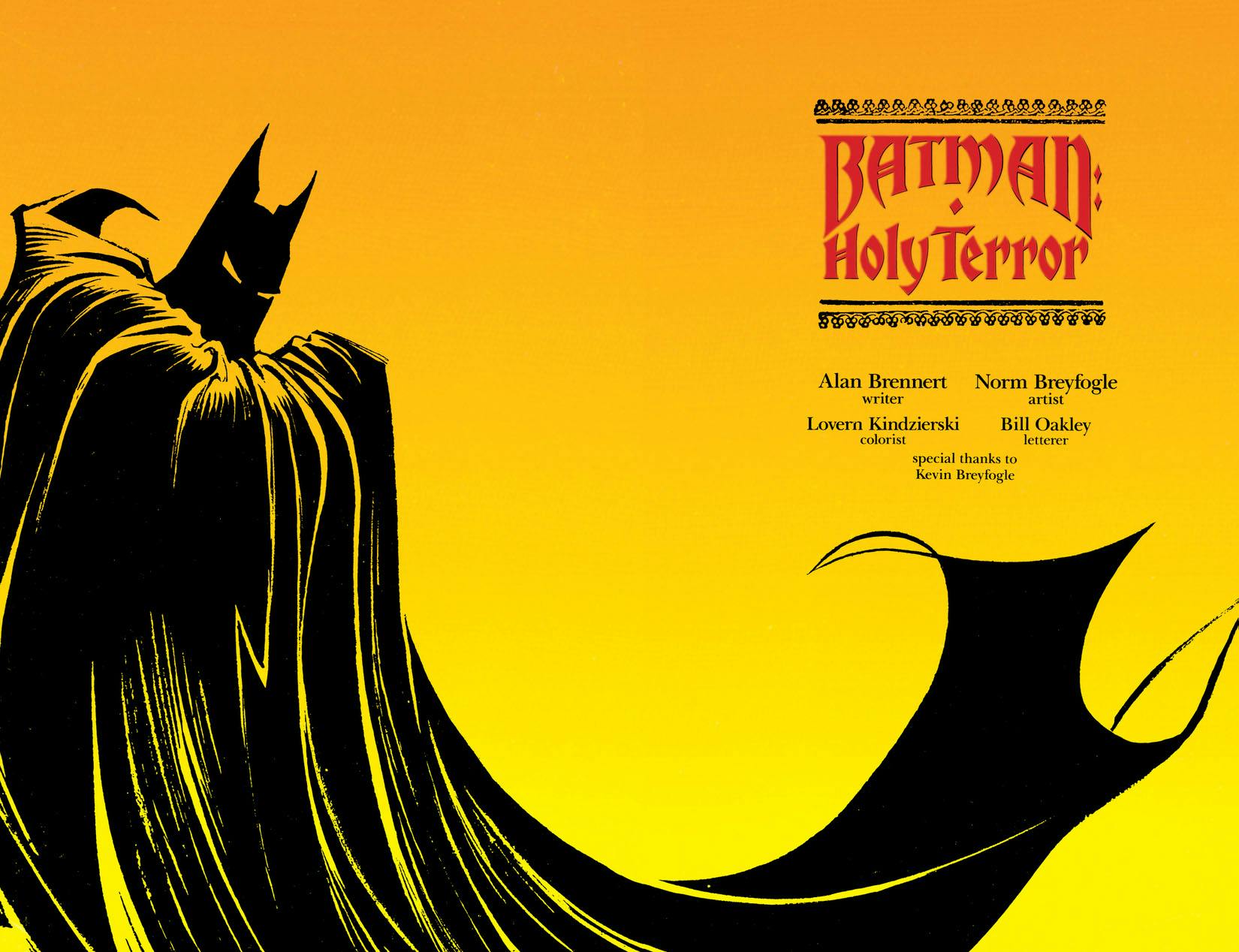 Batman Holy Terror 1