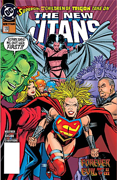 The New Titans #120 preview images