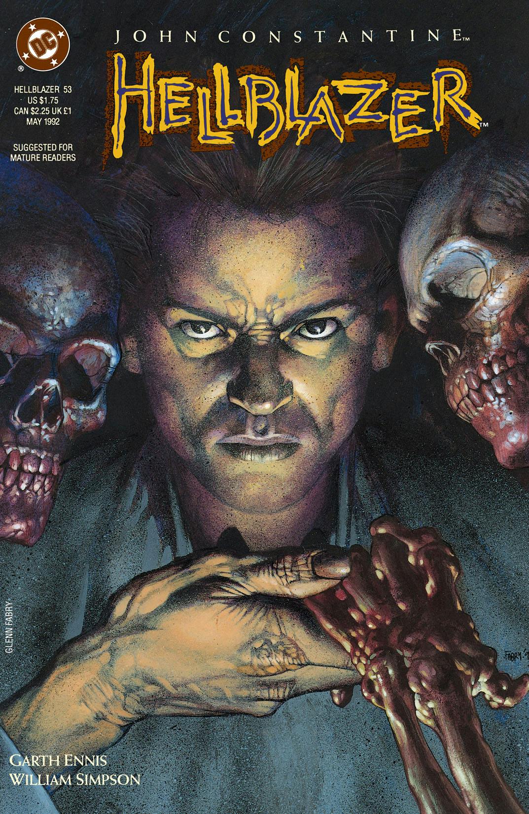Hellblazer #53 preview images