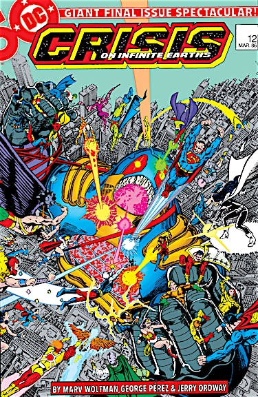 Crisis on Infinite Earths #12 preview images