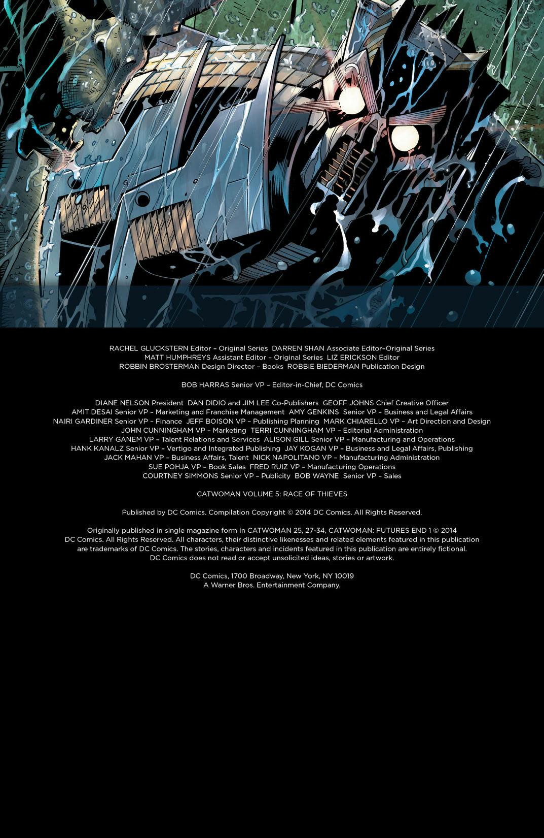 Catwoman Vol. 5 Race of Thieves