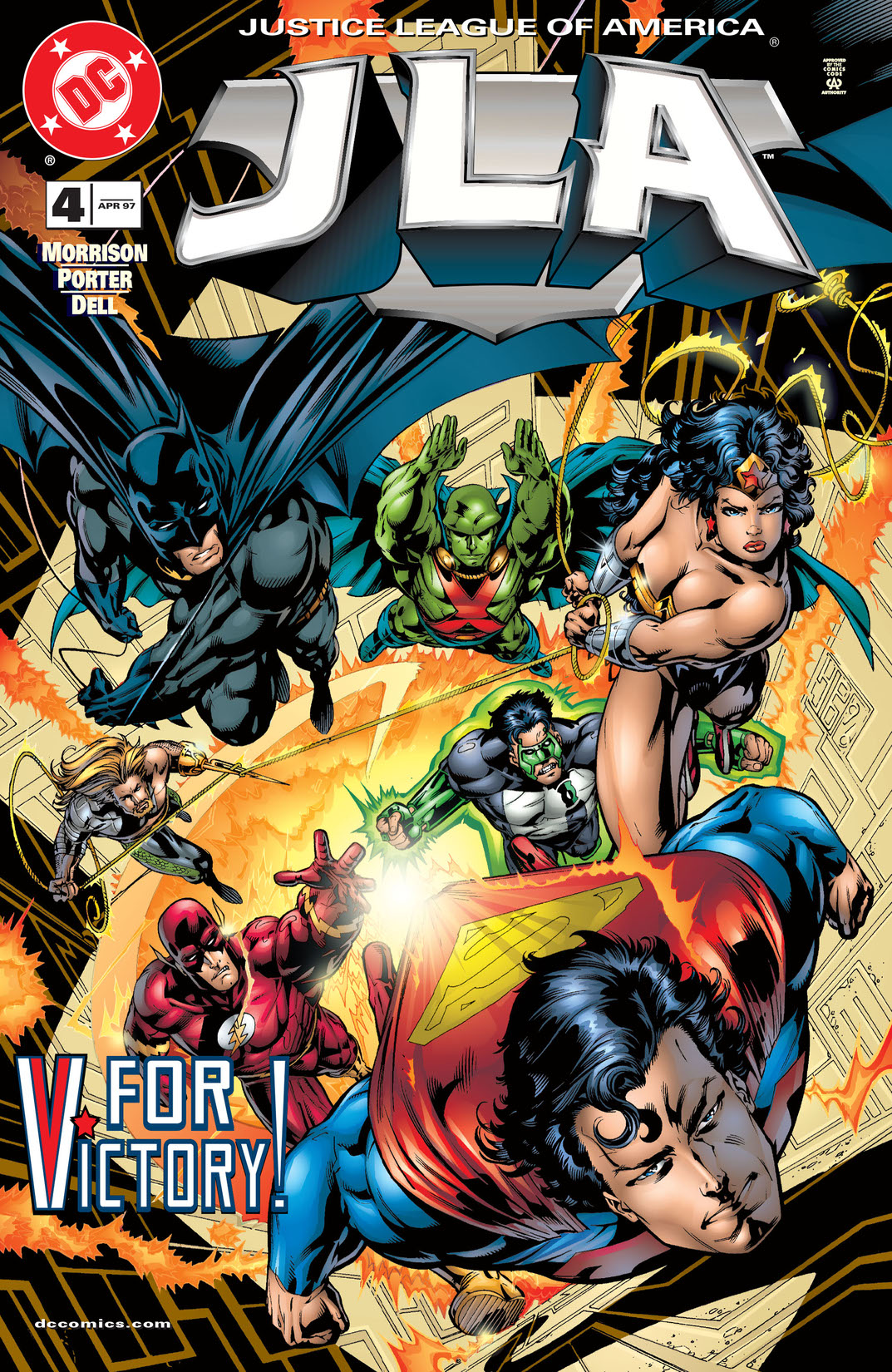 JLA #4 preview images