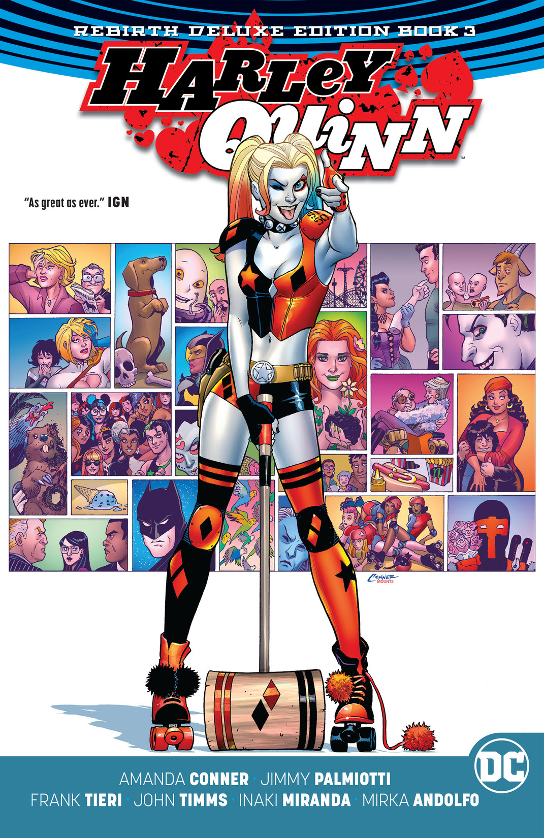 Harley Quinn: The Rebirth Deluxe Edition Book 3 preview images