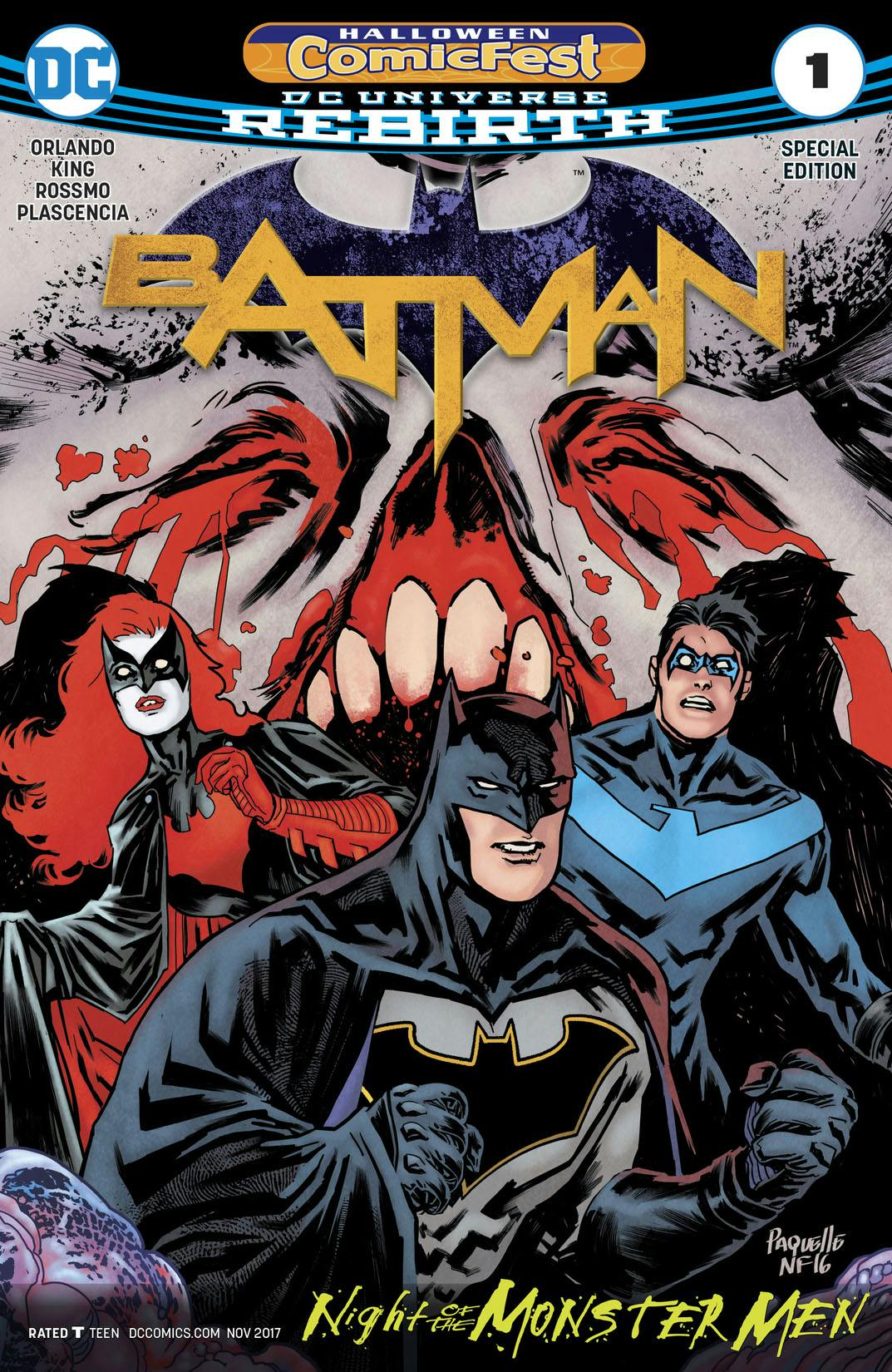 Batman: Night of the Monster Men Halloween ComicFest 2017 Special Edition (2017-) #1 preview images