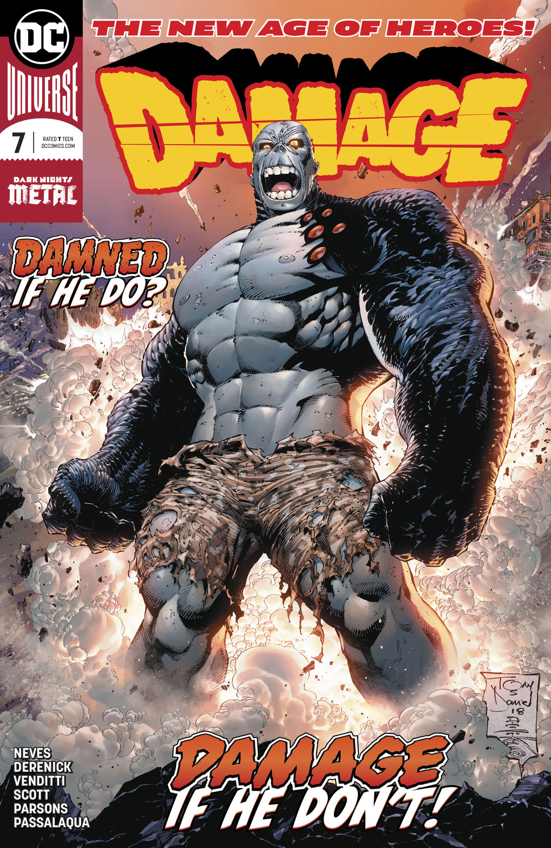 Damage (2018-) #7 preview images