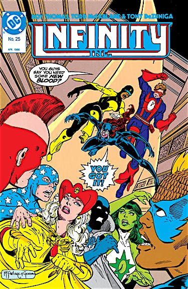 Infinity, Inc. (1984-) #25 preview images